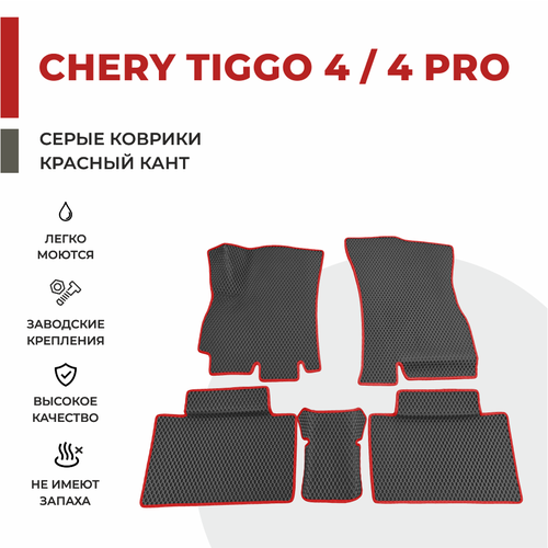 3D Автомобильные коврики EVA в салон Chery Tiggo 4 / 4 Pro (2017-2024) фото, описание