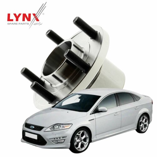 Ступица колеса Ford Mondeo (4) / Форд Мондео 2007 2008 2009 2010 2011 2012 2013 2014 2015 / передняя, 1шт, LYNXauto фото, описание