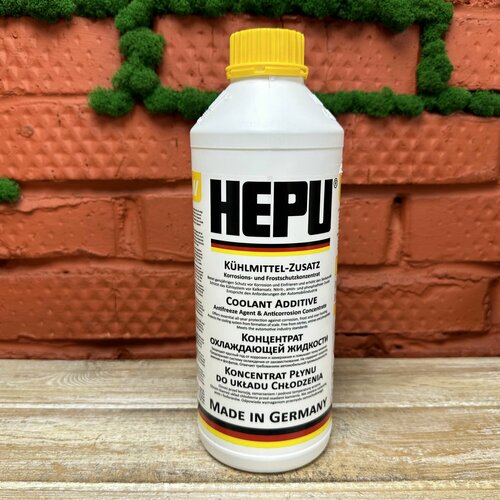 Антифриз HEPU Coolant G11 концентрат желтый 1.5 л фото, описание