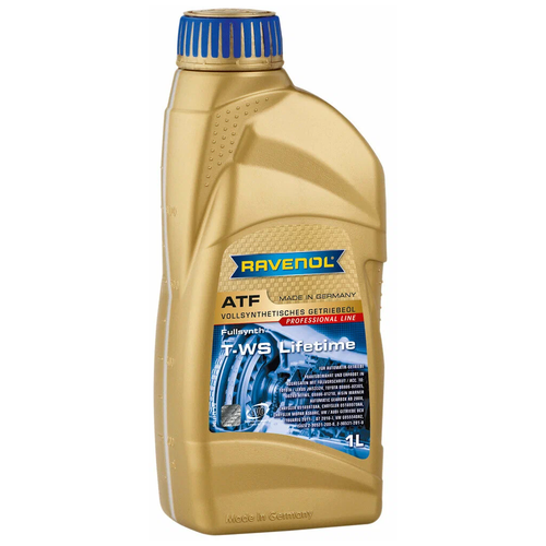 Масло трансмиссионное RAVENOL ATF T-WS Lifetime, 1 л, 1 шт. фото, описание