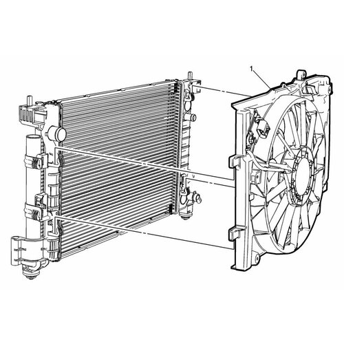 Радиатор Mitsubishi Delica 94-07 / L400 94-06 / Space Gear 94-07 Sat арт. MC0005-2.8 фото, описание