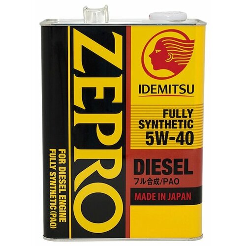 Синтетическое моторное масло IDEMITSU Zepro Diesel 5W-40, 4 л фото, описание