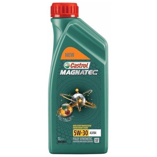 Синтетическое моторное масло Castrol Magnatec 5W-30 А3/В4 DUALOCK, 1 л фото, описание