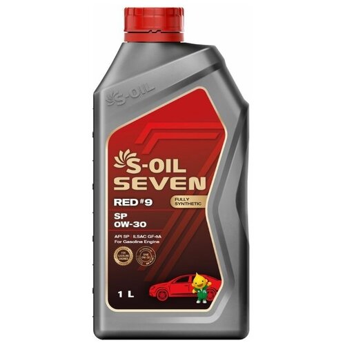 Синтетическое моторное масло S-OIL 7 RED #9 SP 0W-30, 1л фото, описание