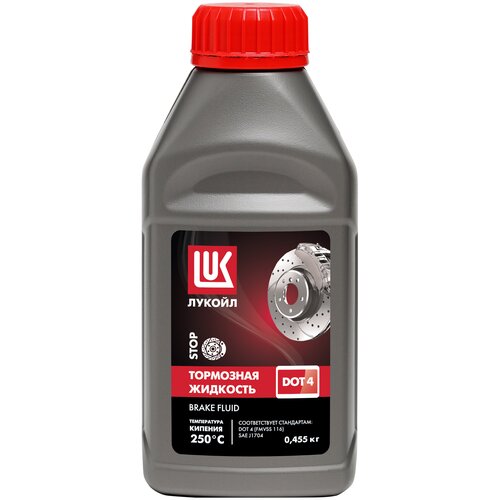 Лукойл Жидкость Тормозная Dot-4 (455г) LUKOIL арт. 1339420 фото, описание