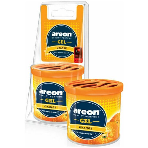 Автомобильный ароматизатор Areon GEL CAN BLISTER Orange, 704-GCB-02, 80 г фото, описание