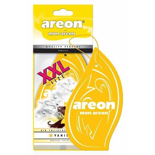 Ароматизатор подвесной для автомобиля Areon Mon Areon XXL Vanilla/Ваниль фото, описание