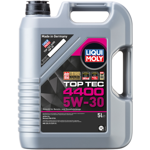 HC-синтетическое моторное масло LIQUI MOLY Top Tec 4400 5W-30, 5 л, 1 шт. фото, описание