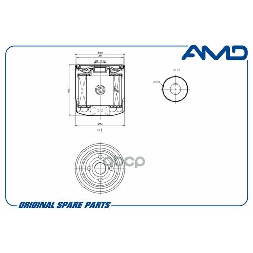 Фильтр масляный amd amd. fl11 daewoo (nexia) chevrolet (lanos t100) (aveo t200) (1,4) (1,5) (lacetti j200) (1,4) (1,6) фото, описание