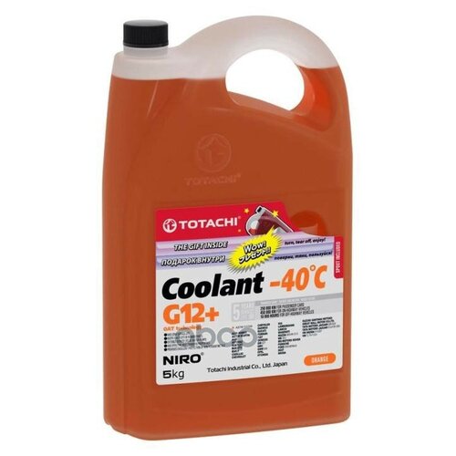 Охлаждающая жидкость totachi niro coolant orange -40c g12+, TOTACHI 47305 (1 шт.) фото, описание