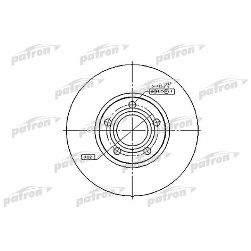 Patron PBD2651 Диск тормозной зад Audi A6/Passat/Superb ор.4A0615601A Patron PBD2651 фото, описание