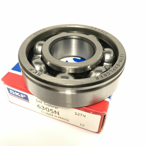 Подшипник SKF 6305N (50305) 1 шт, размер 25x62x17 мм фото, описание