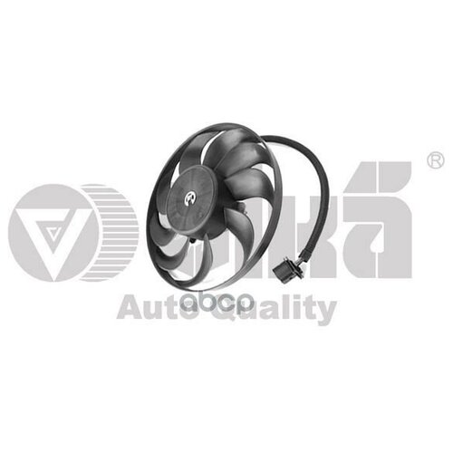 Вентилятор охлаждения радиатора (345мм) 250/60W Skoda Octavia Tour 1997-2011 (ОЕ:1J0959455F/1JD959455/6QD959455A/6X0959455A/6X0959455F) фото, описание